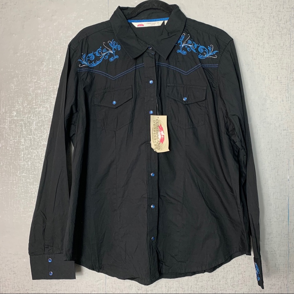 Cumberland Outfitters Snap Button Long Sleeve 2X